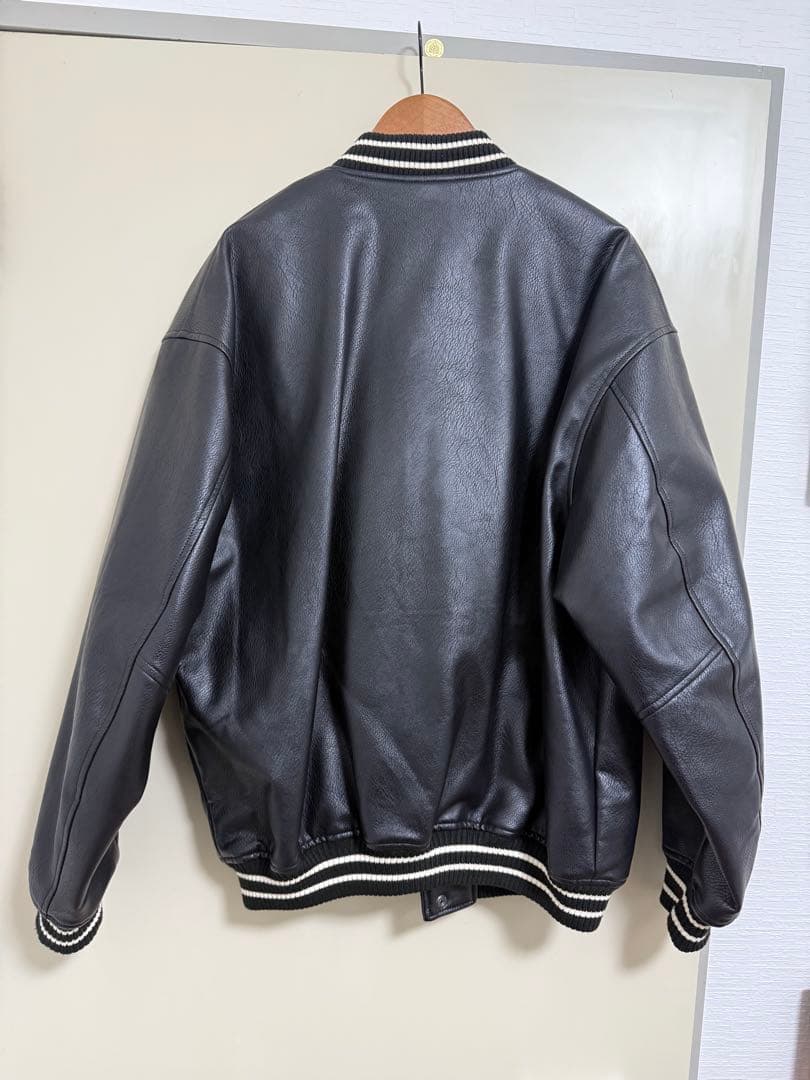 【NAUTICA】オールレザー スタジャン Lサイズ