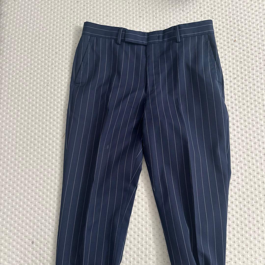 Paul Smith ネイビー ストライプ ダブルブレスト スーツセット