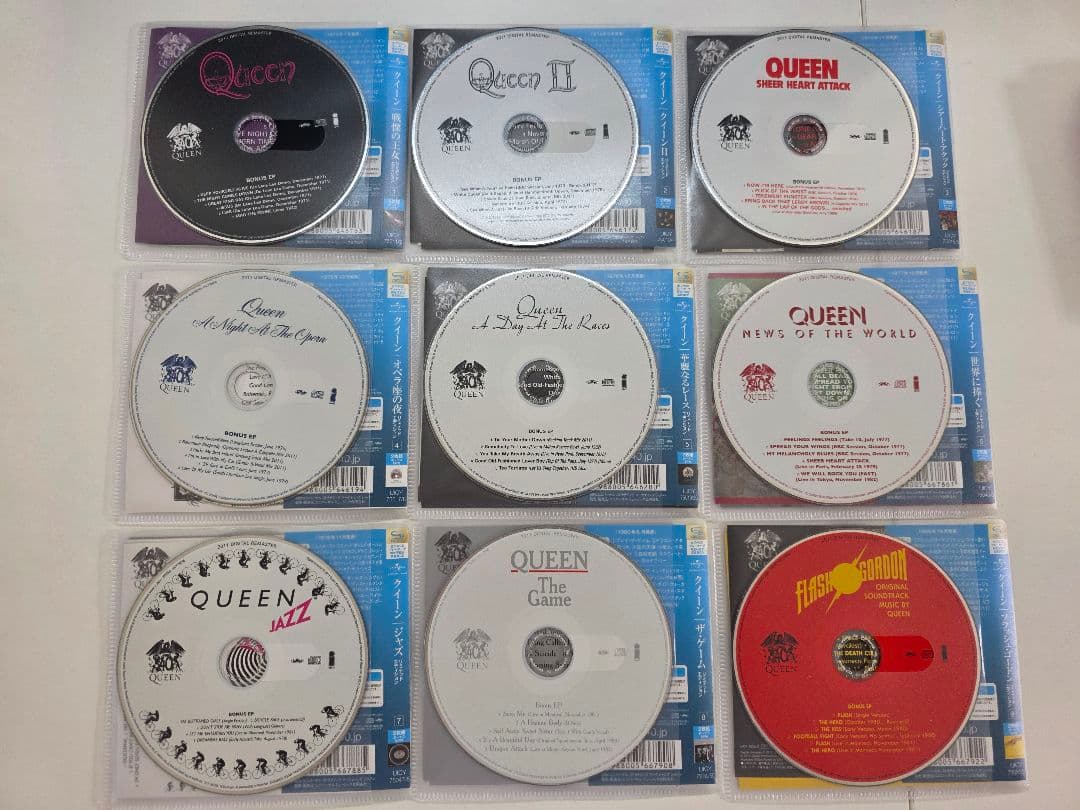 QUEEN フレディ・マーキュリー CDセット 16枚