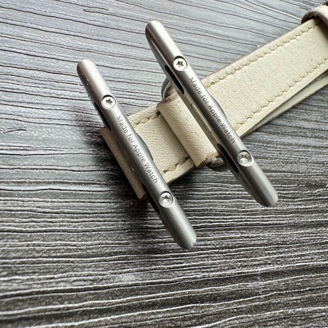 2594 Apple Watch エルメス　ベトン　ドゥブルトゥール　二重