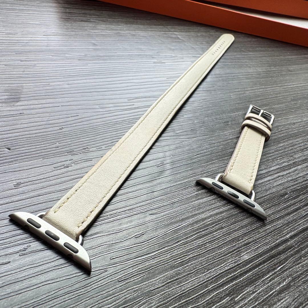 2594 Apple Watch エルメス　ベトン　ドゥブルトゥール　二重