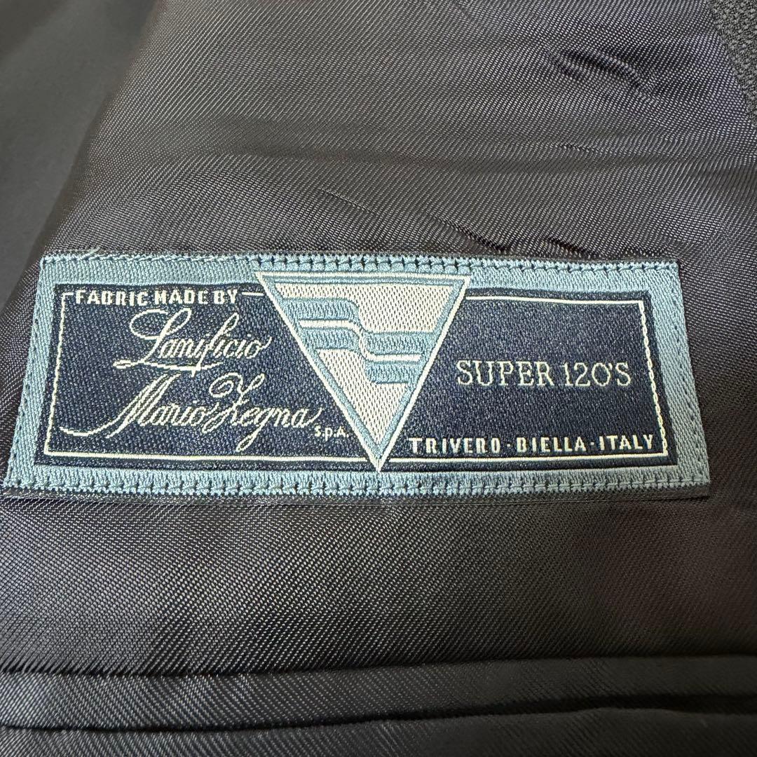 美品 ポールスミスロンドン ゼニア生地 SUPER120 セットアップ 濃紺 M