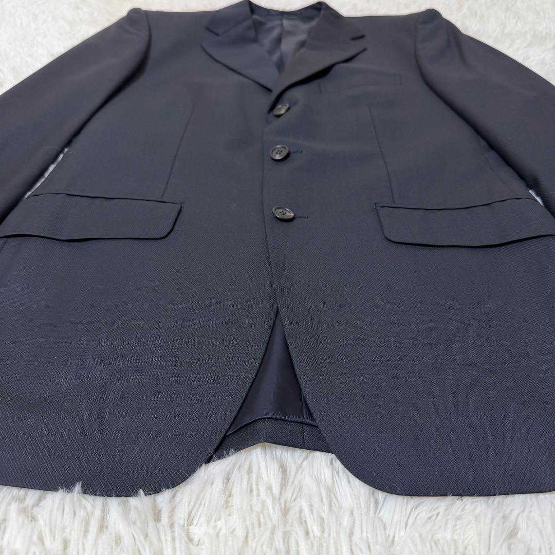 美品 ポールスミスロンドン ゼニア生地 SUPER120 セットアップ 濃紺 M