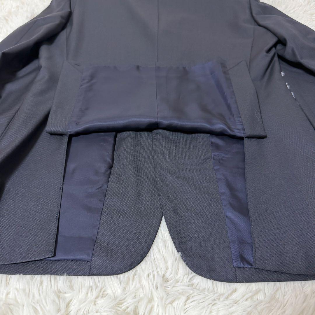 美品 ポールスミスロンドン ゼニア生地 SUPER120 セットアップ 濃紺 M