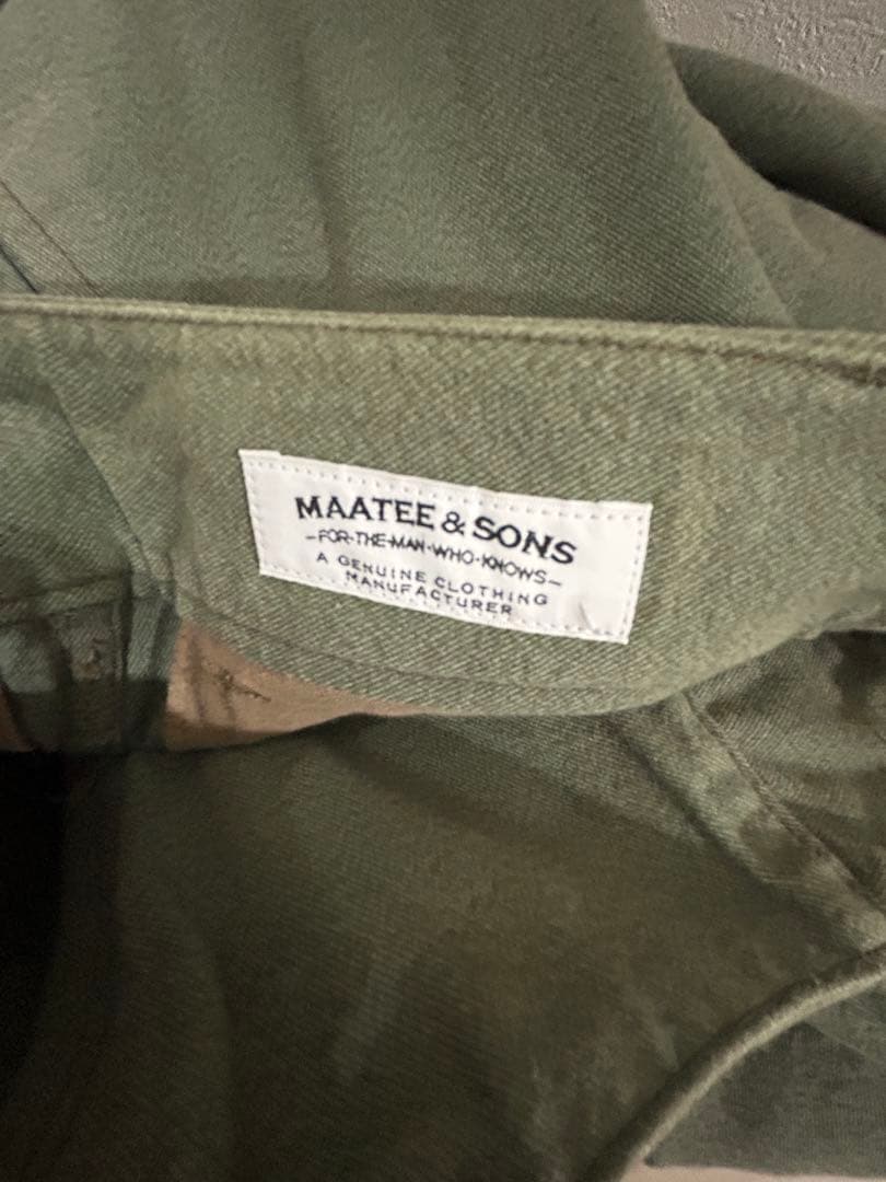 【MAATEE&SONS】MILITARY TROUSERS