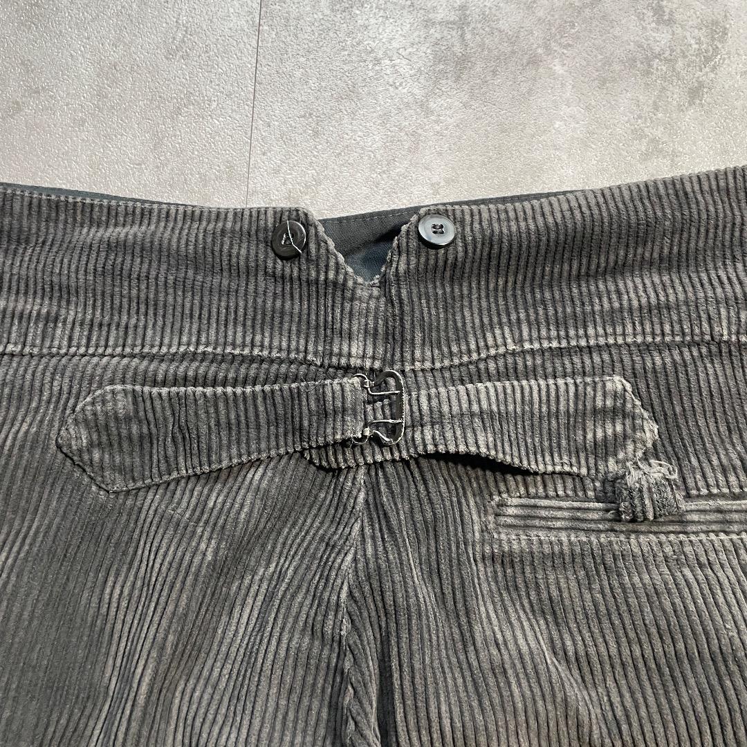 50-60s Adolphe Lafont 太畝コーデュロイ 針シンチ W35