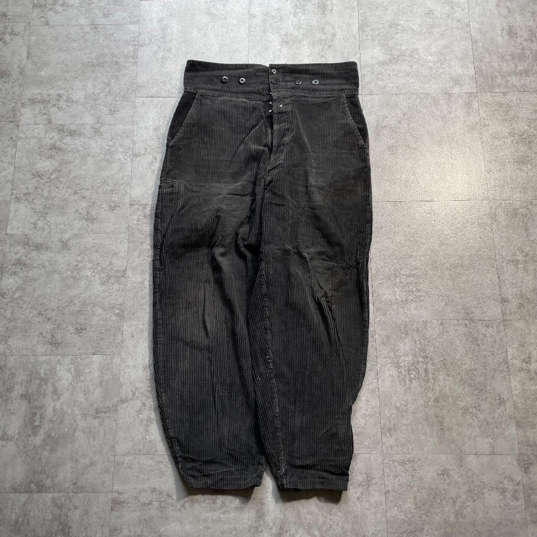 50-60s Adolphe Lafont 太畝コーデュロイ 針シンチ W35