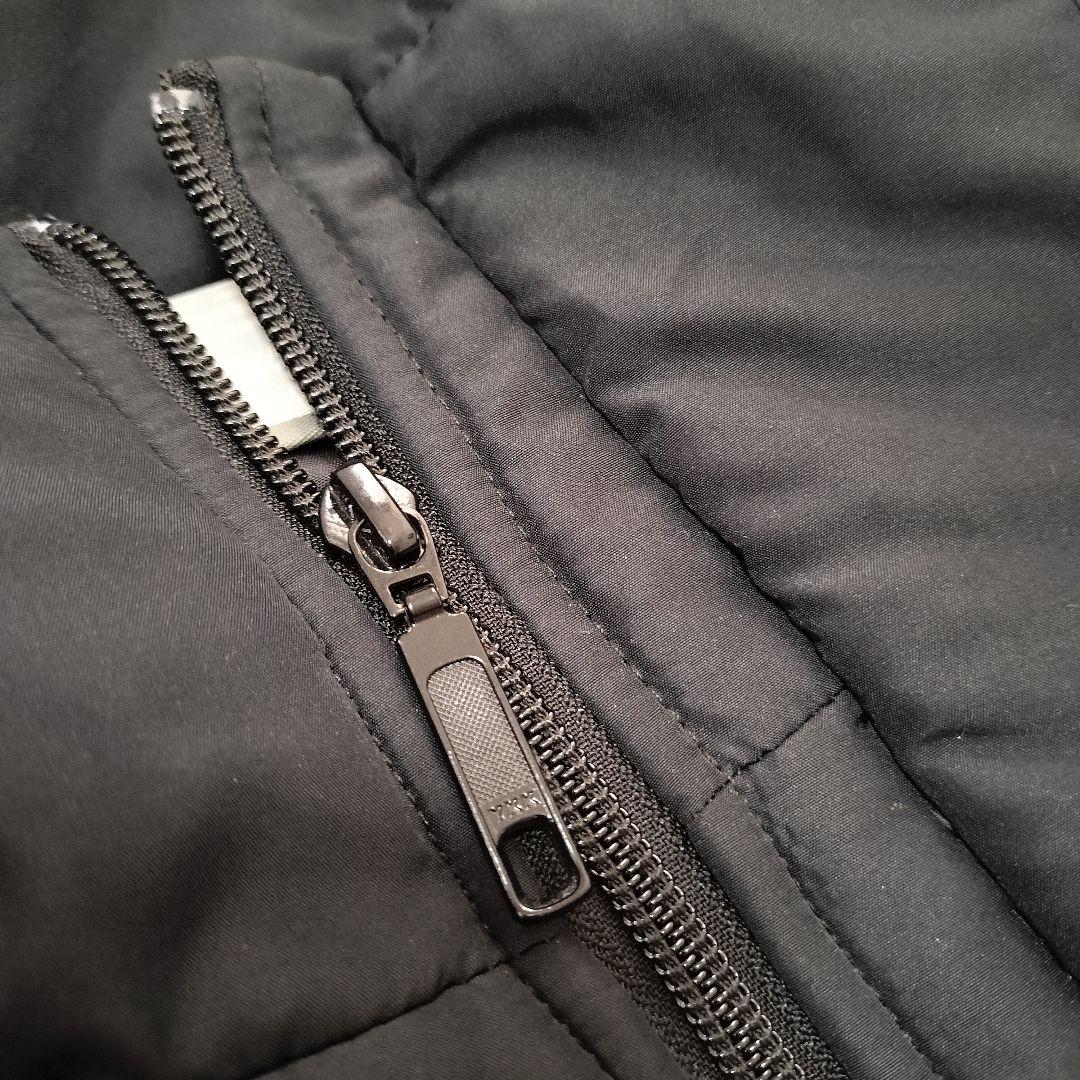 NEW BALANCE　ウインドパデットロングコート　ベンチコート　黒　M　中綿