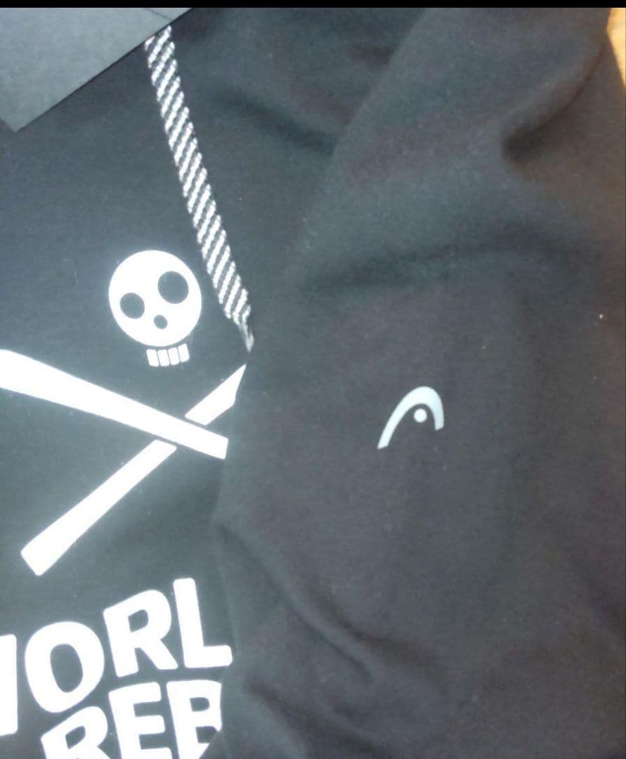 新品タグ付 訳有り ヘッド HEAD WOULD CUP REBELS パーカー