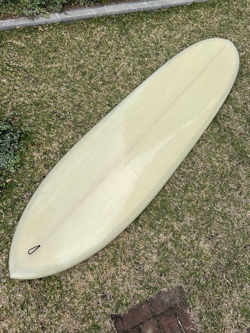 ミッドレングスpig 7’0 ボランクロス&バフ仕上げ　　クリーム