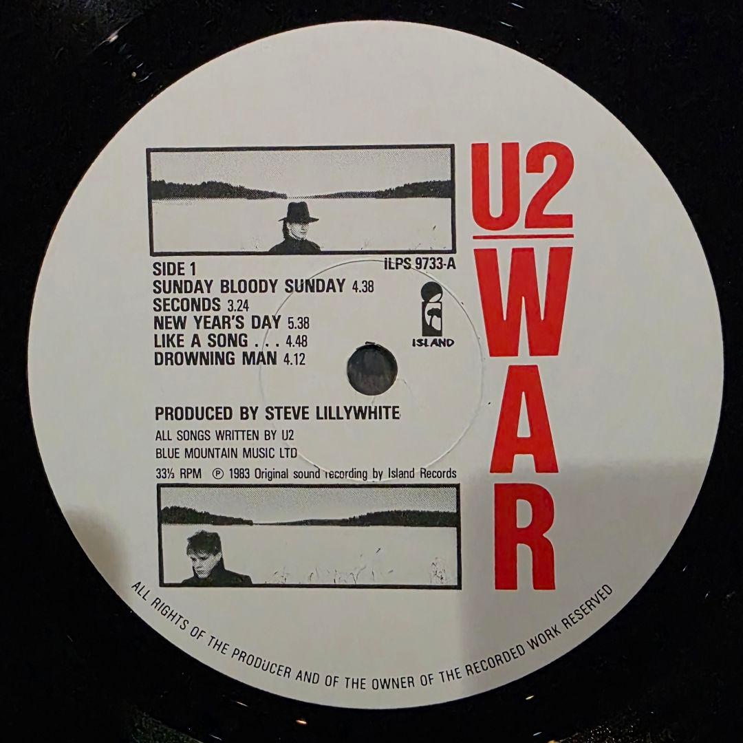 UK初期 U2 / WAR A-1U/B-1U 美音盤 Town Houseko