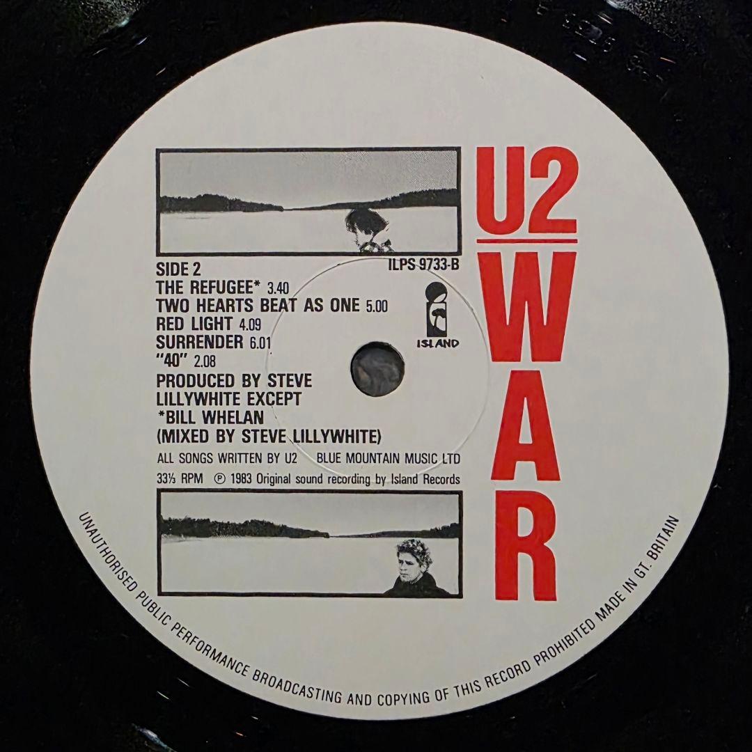 UK初期 U2 / WAR A-1U/B-1U 美音盤 Town Houseko