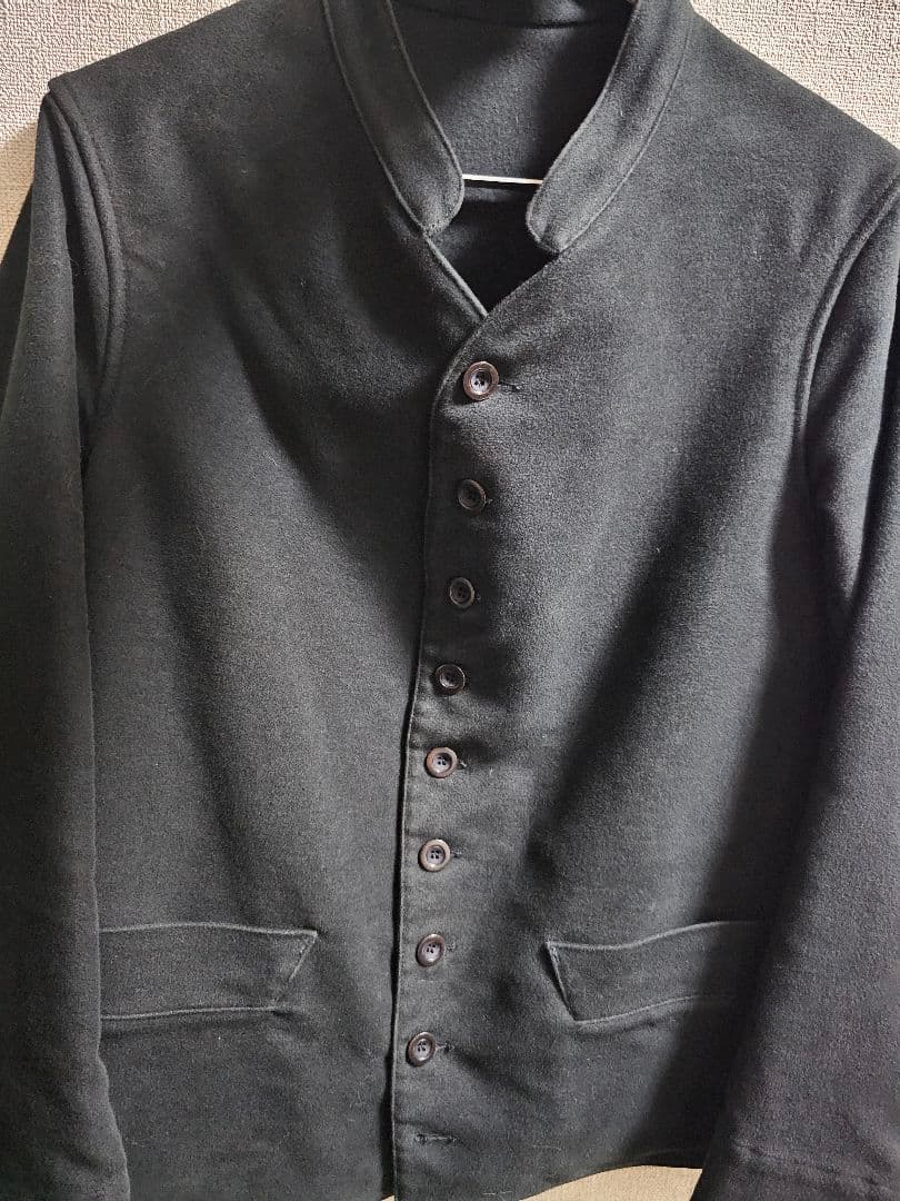 アナトミカ　ドルマンジャケット　1 S ブラックモールスキン　OUTIL
