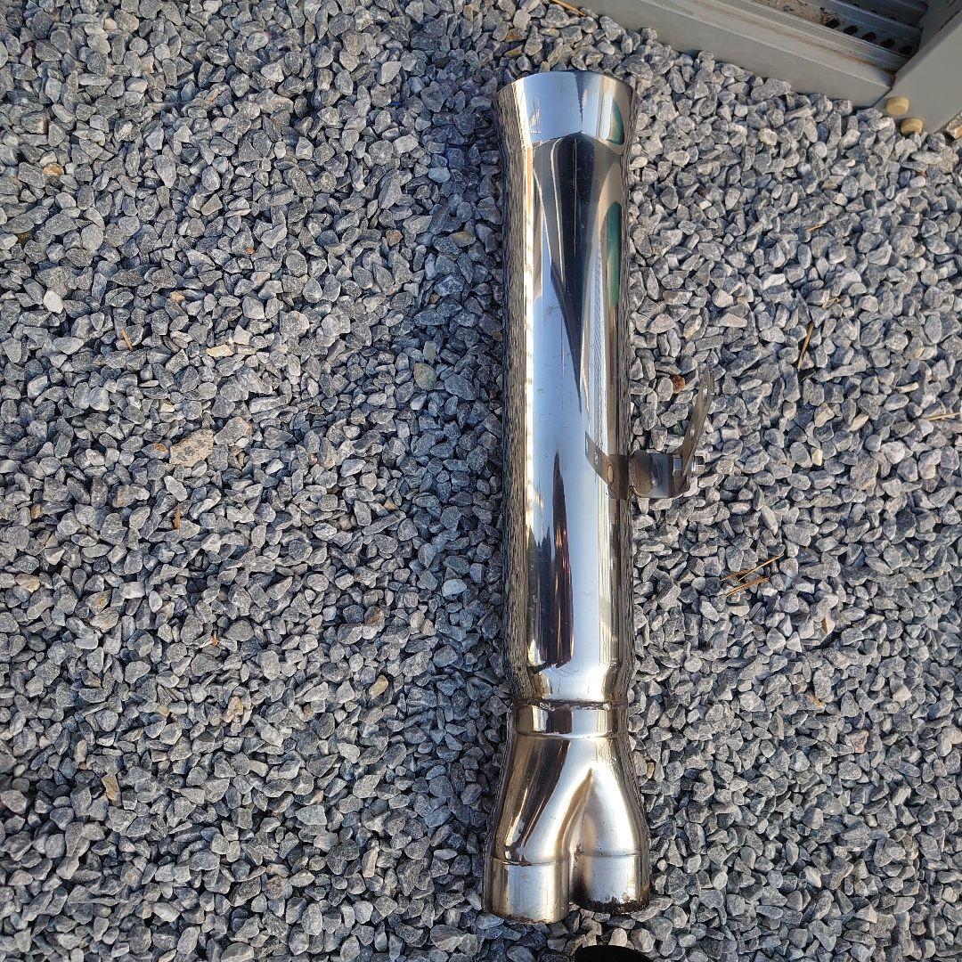 ドラッグスタークラシック400マフラー ステンレススチール マフラー 二重出力