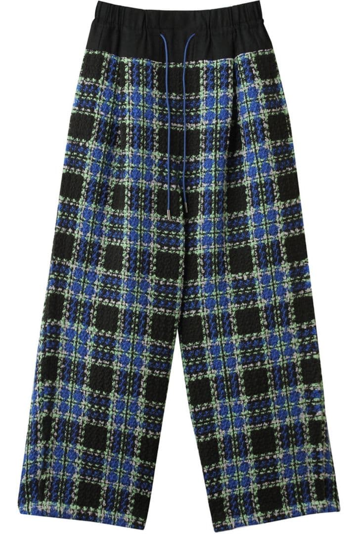 新品未使用 MAISON SPECIAL roving check pants
