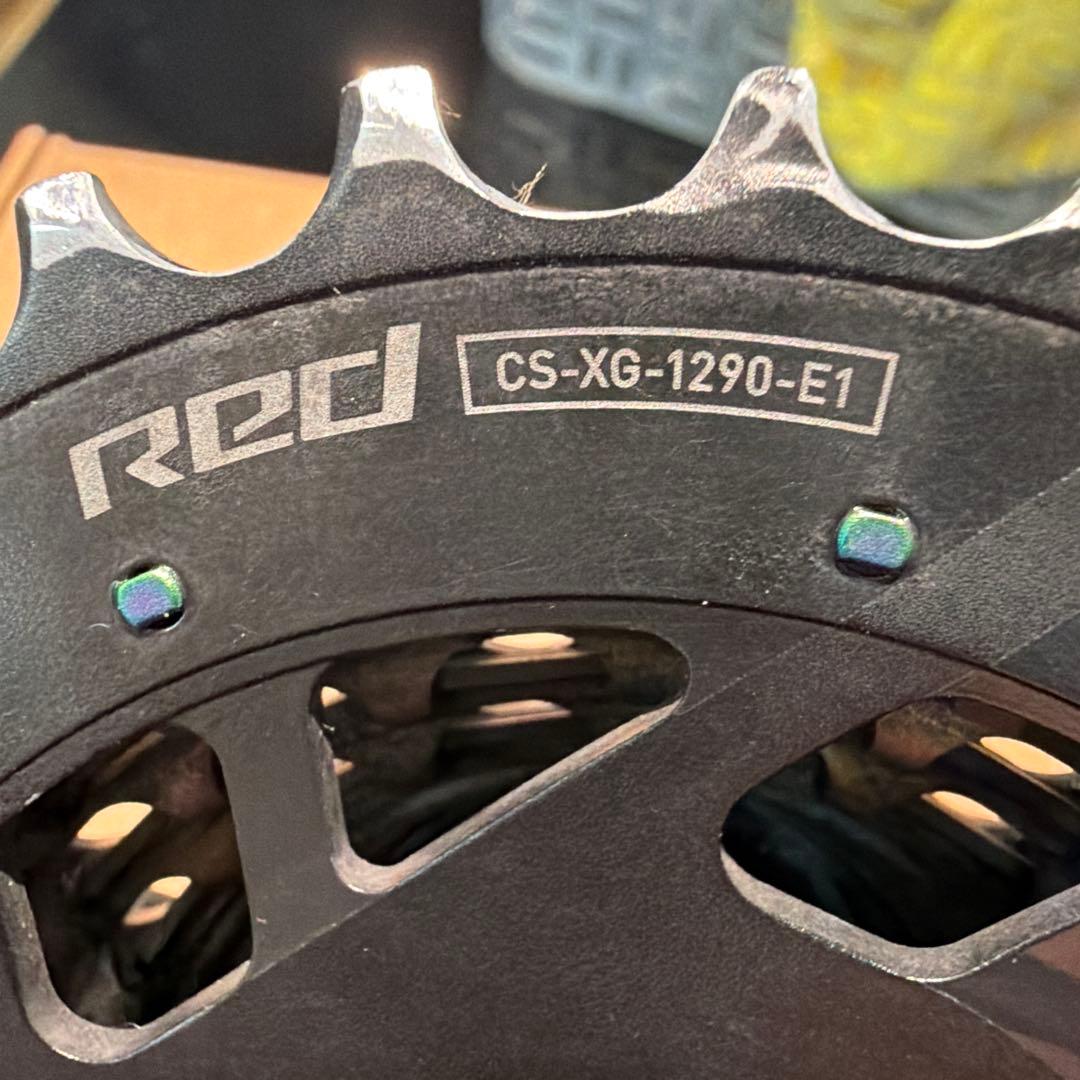 【美品】SRAM RED12速　XG1290 10-28T XDR レインボー