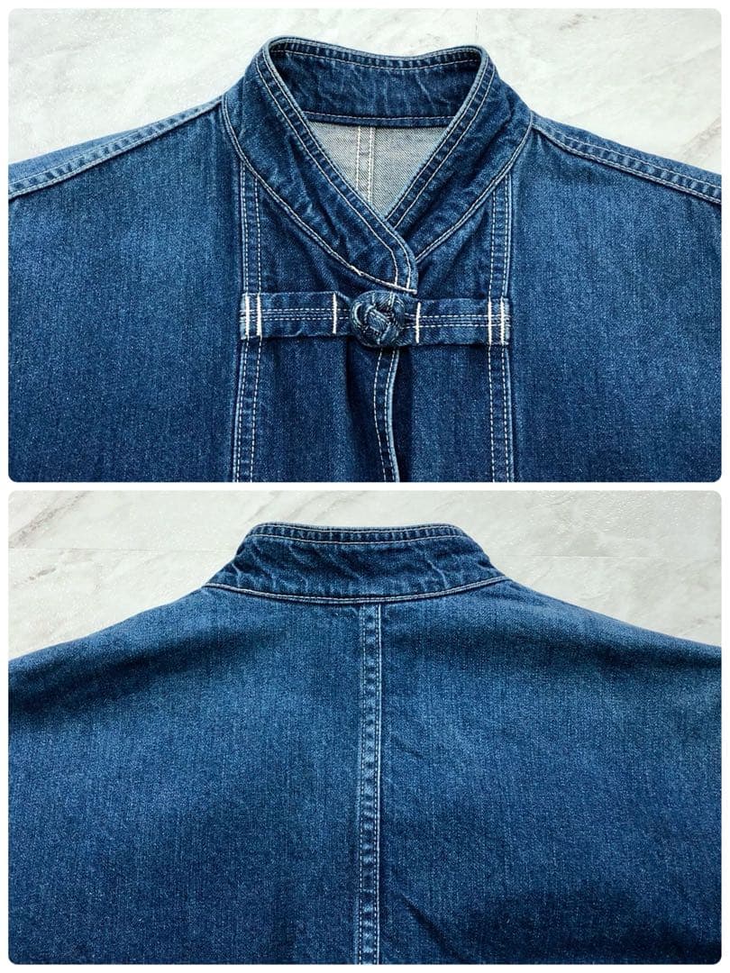 【美品】 Fresh Service カンフーカバーオール チャイナ M