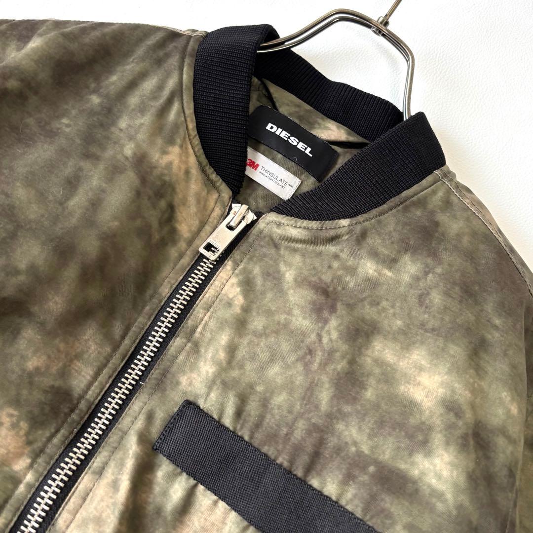 【希少Lサイズ】ディーゼル ma-1/フライトジャケット THINSULATE
