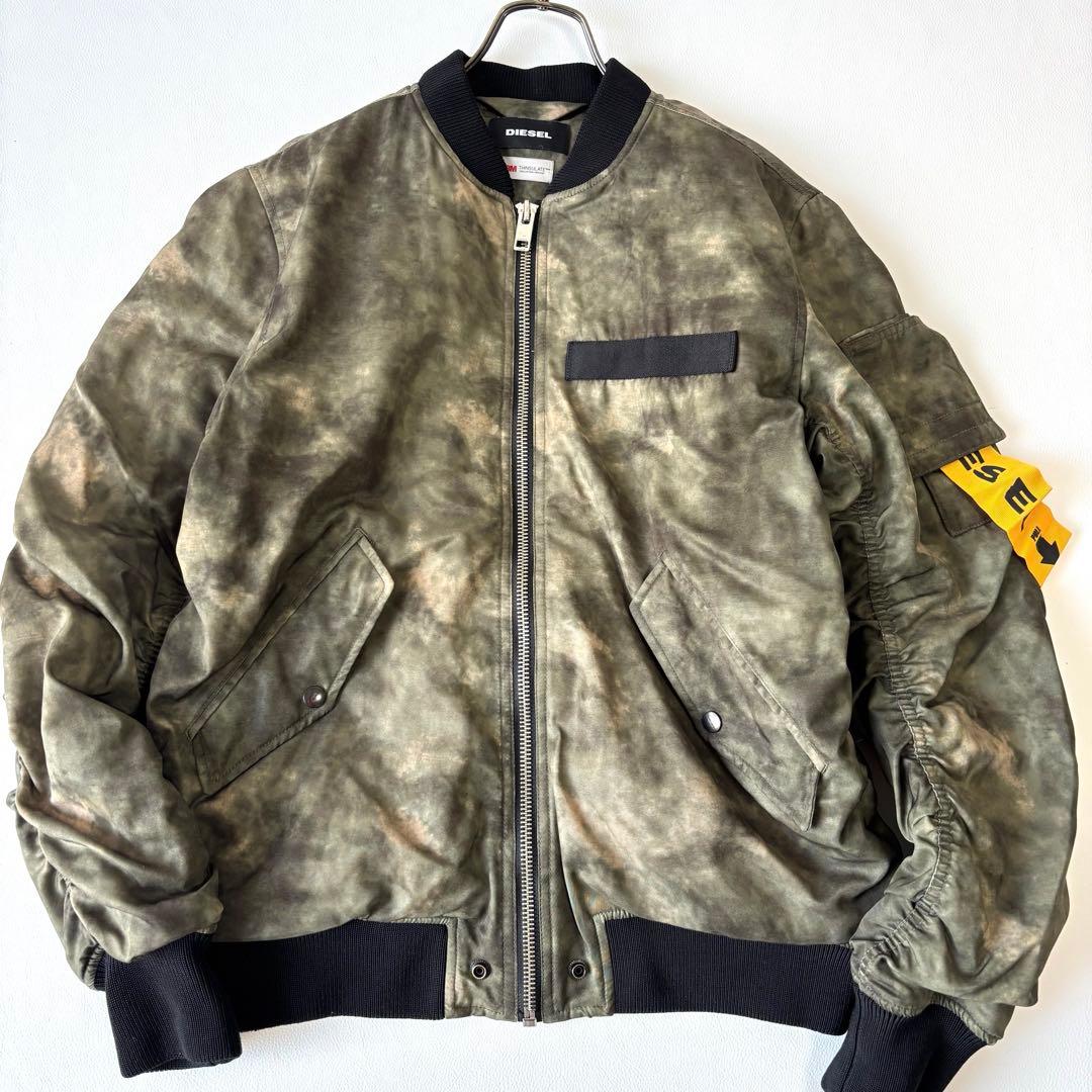 【希少Lサイズ】ディーゼル ma-1/フライトジャケット THINSULATE