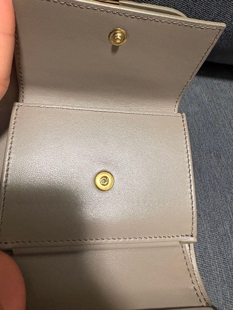 CELINE スモールフラップウォレット トリオンフ　シャイニーカーフ　スキン