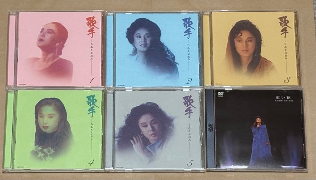 歌手-ちあきなおみ-BOXセット（CD5枚組　DVD1枚）