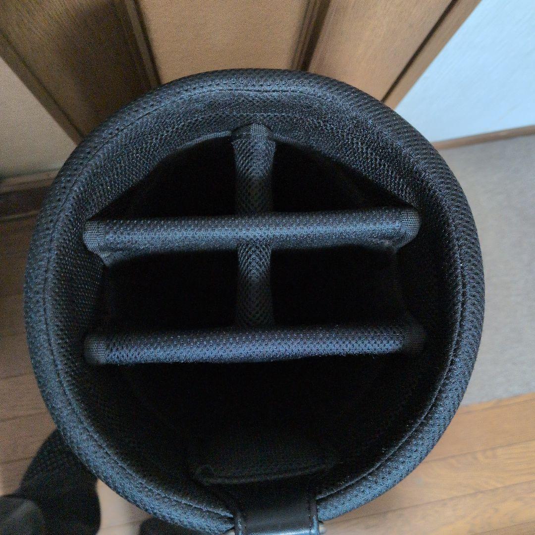 送料無料/美品　TOURSTAGE キャディバッグ 黒/赤