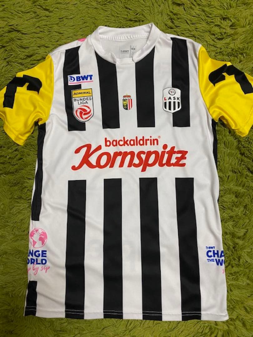 中村敬斗サイン入り22/23シーズンラスクリンツユニフォーム（ホーム）