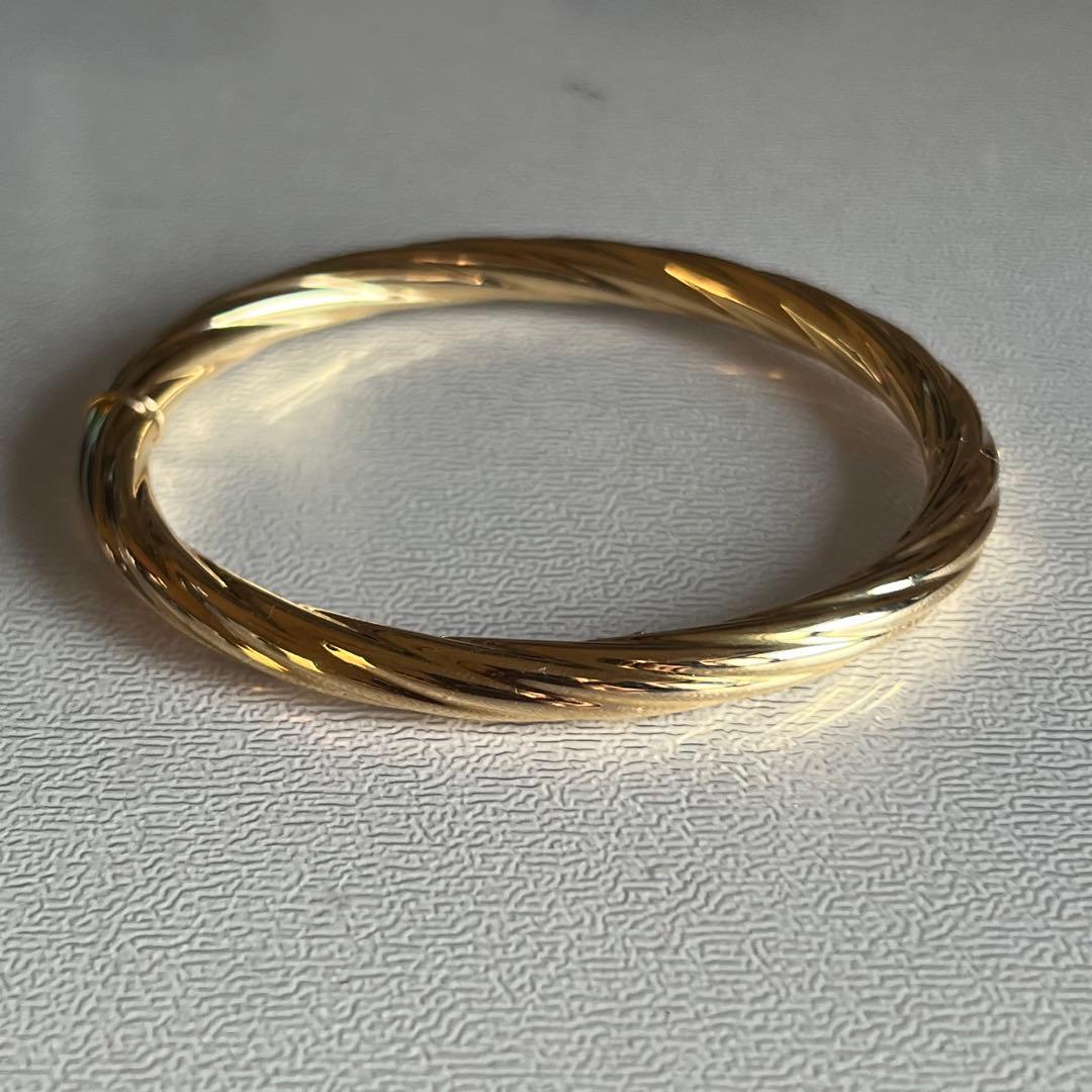 ウノアエレ　750 地金　バングル　腕周り18cm