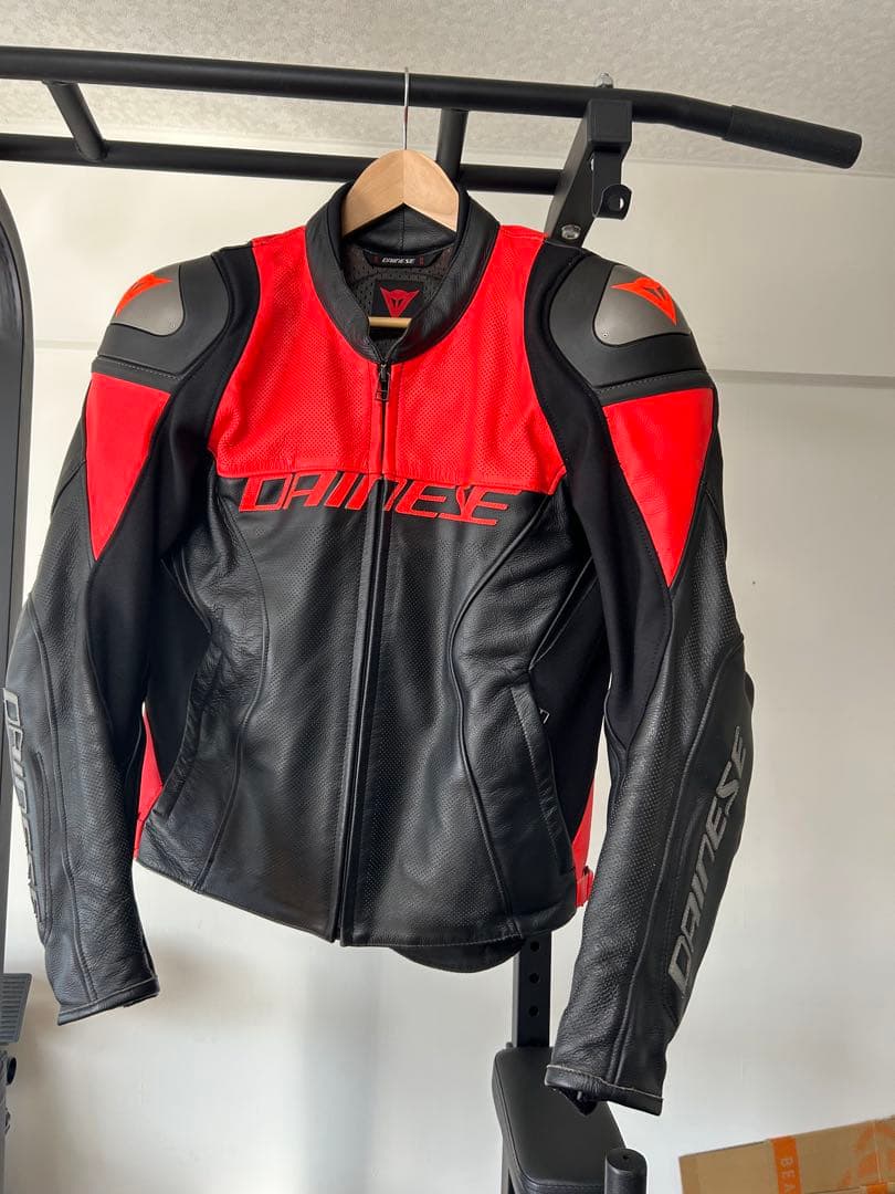 DAINESE バイク用ジャケット サイズ50 レッド/ブラック