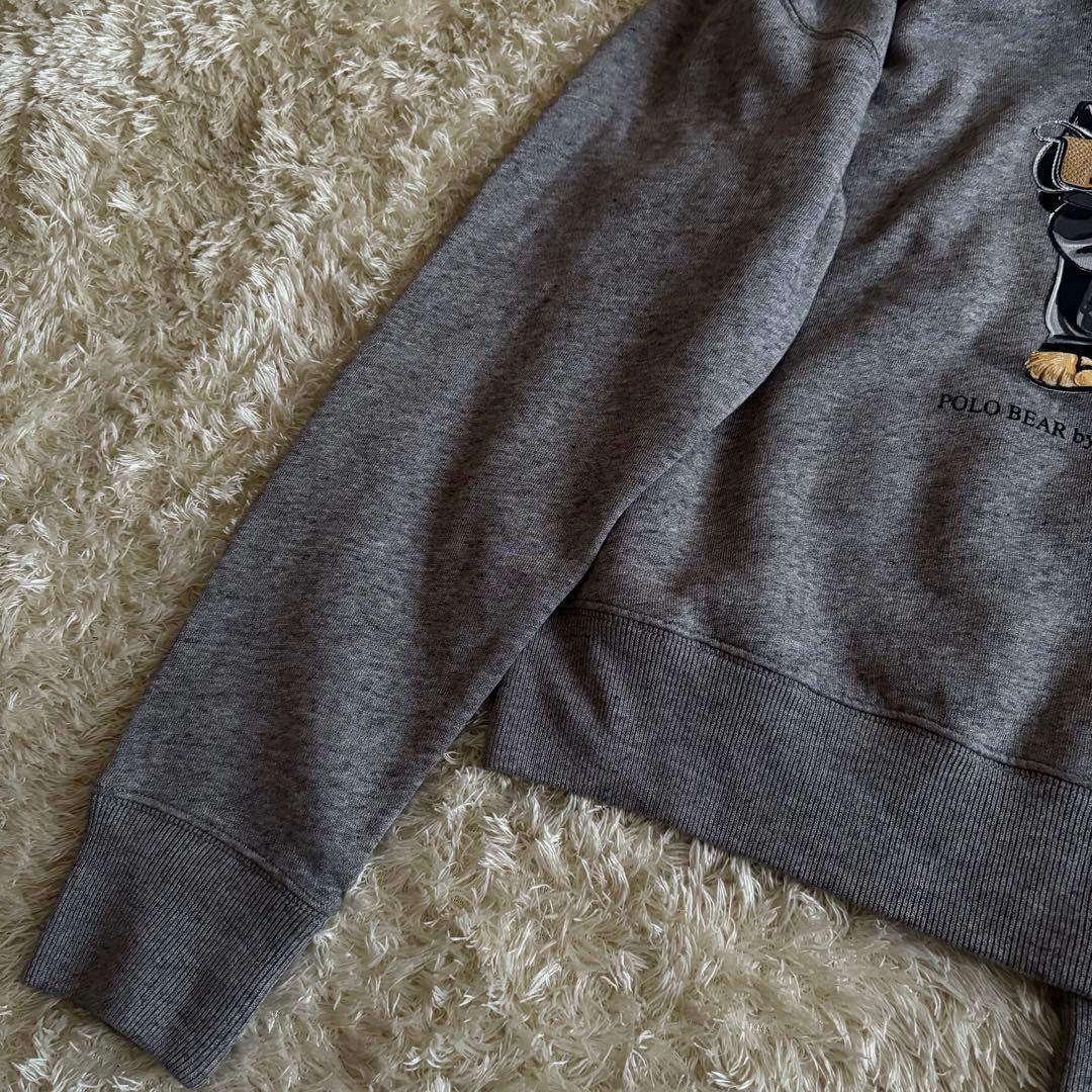現行 ラルフローレン ポロベア フリースクルーネック 裏起毛 トレーナー M