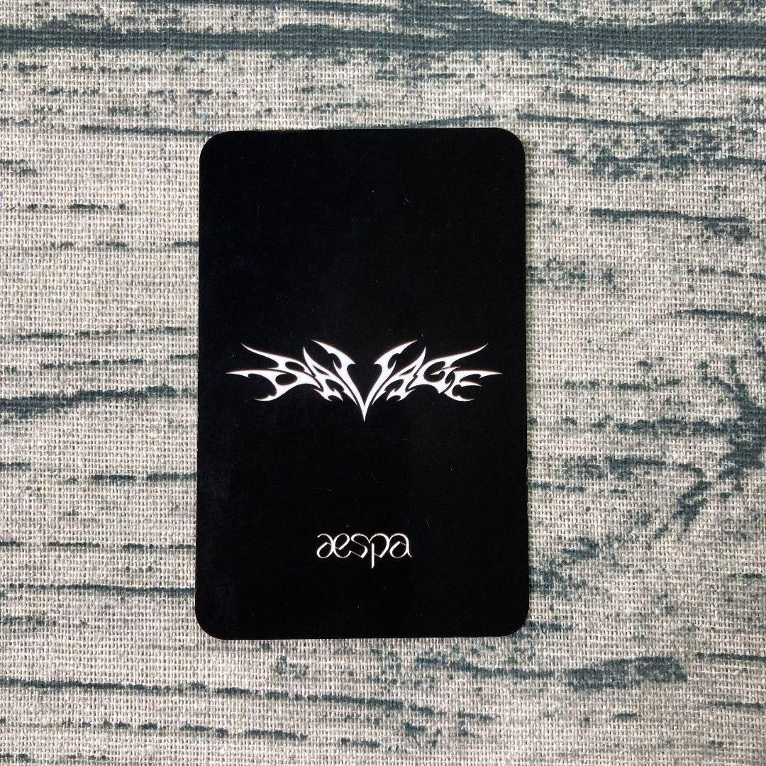 aespa ボックス sgs savage トレカ karina カリナ