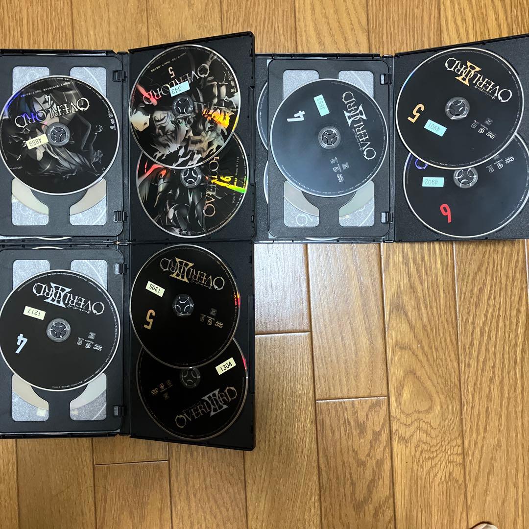 【新品ケース付き】オーバーロードⅠ~Ⅲ 全巻+劇場版 DVD