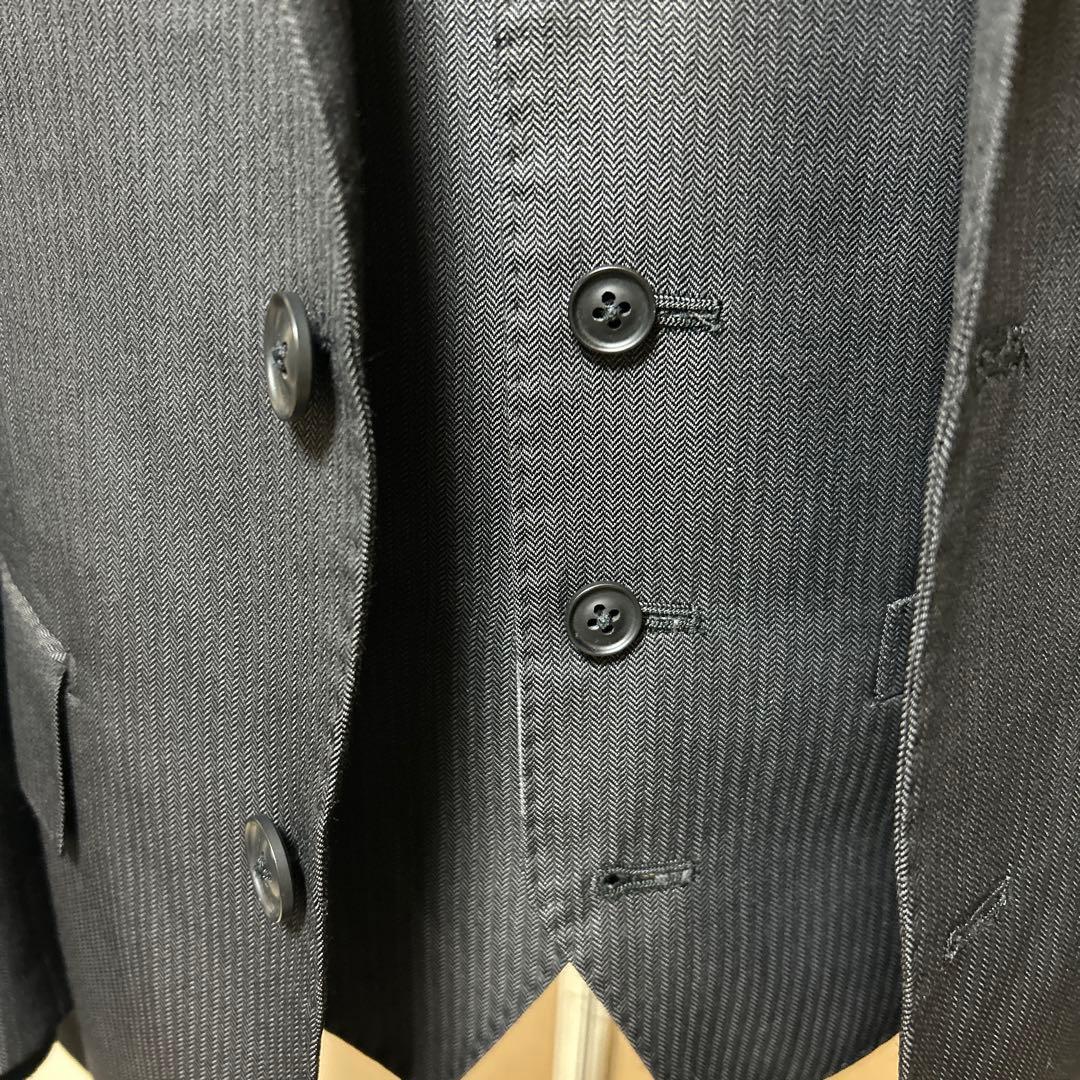 成人式結婚式　スリーピーススーツ＆チェスターコート＆ネクタイ３点　サイズM