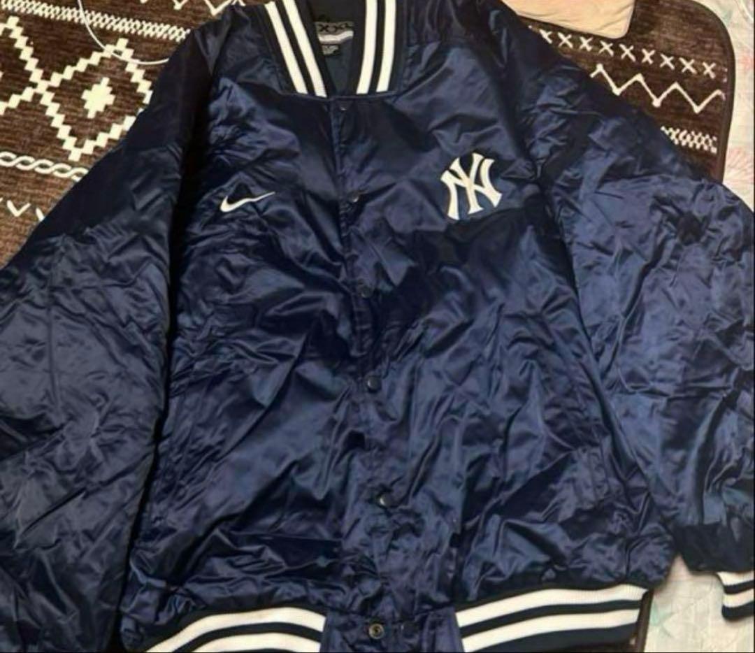 平成レトロ ヤンキース 野球 ジャケット ナイキ XXL