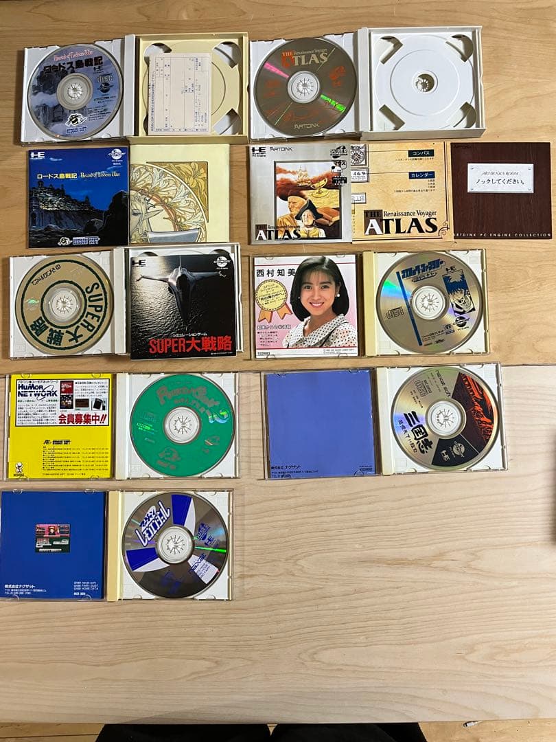 PCエンジン　ソフト　hu card CD-ROM