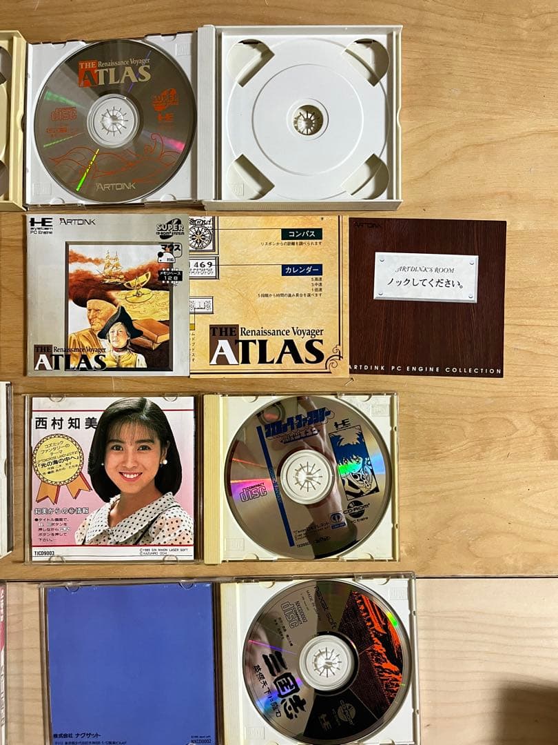 PCエンジン　ソフト　hu card CD-ROM