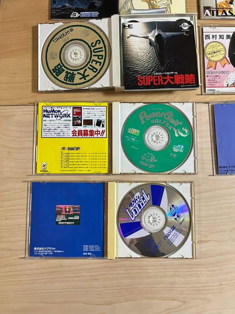 PCエンジン　ソフト　hu card CD-ROM