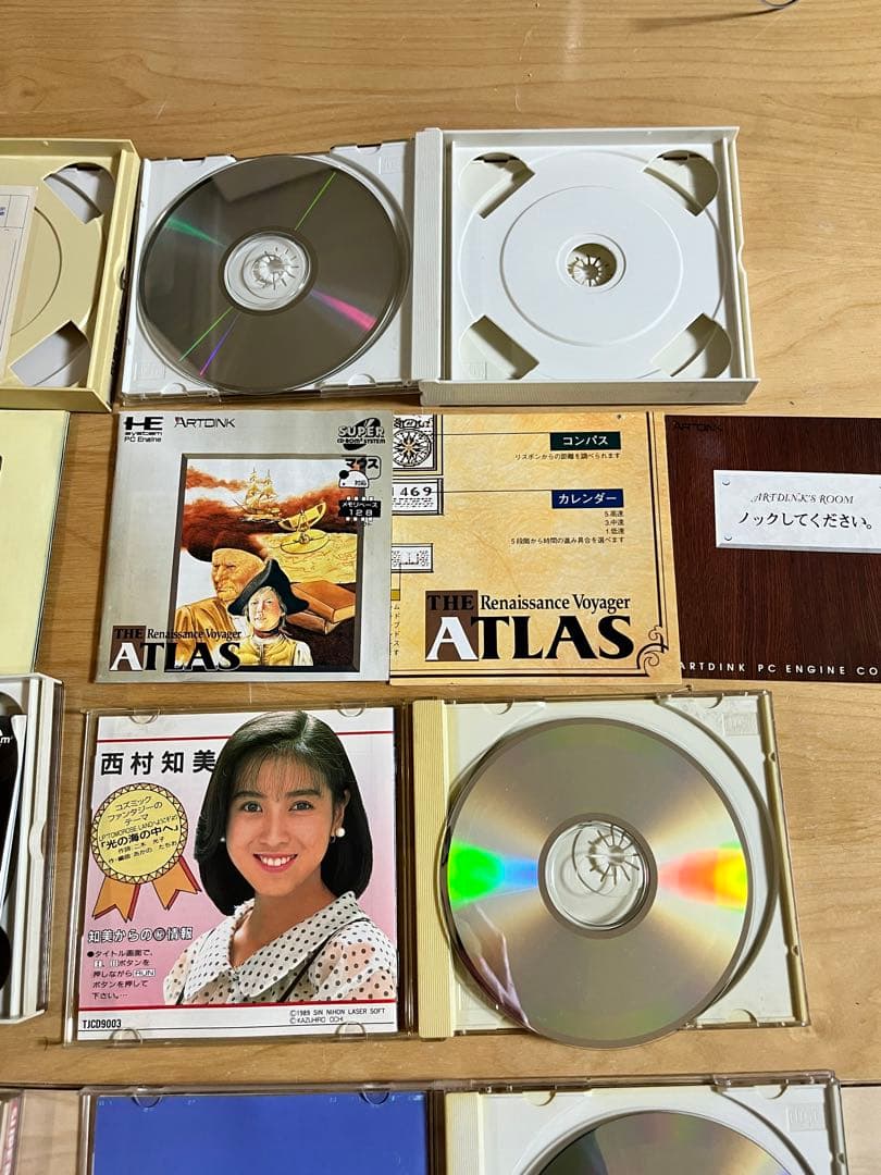 PCエンジン　ソフト　hu card CD-ROM