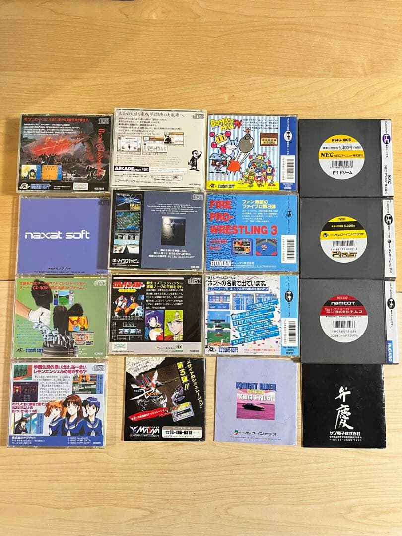 PCエンジン　ソフト　hu card CD-ROM