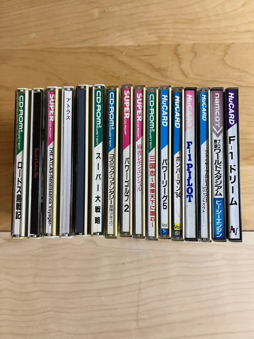 PCエンジン　ソフト　hu card CD-ROM