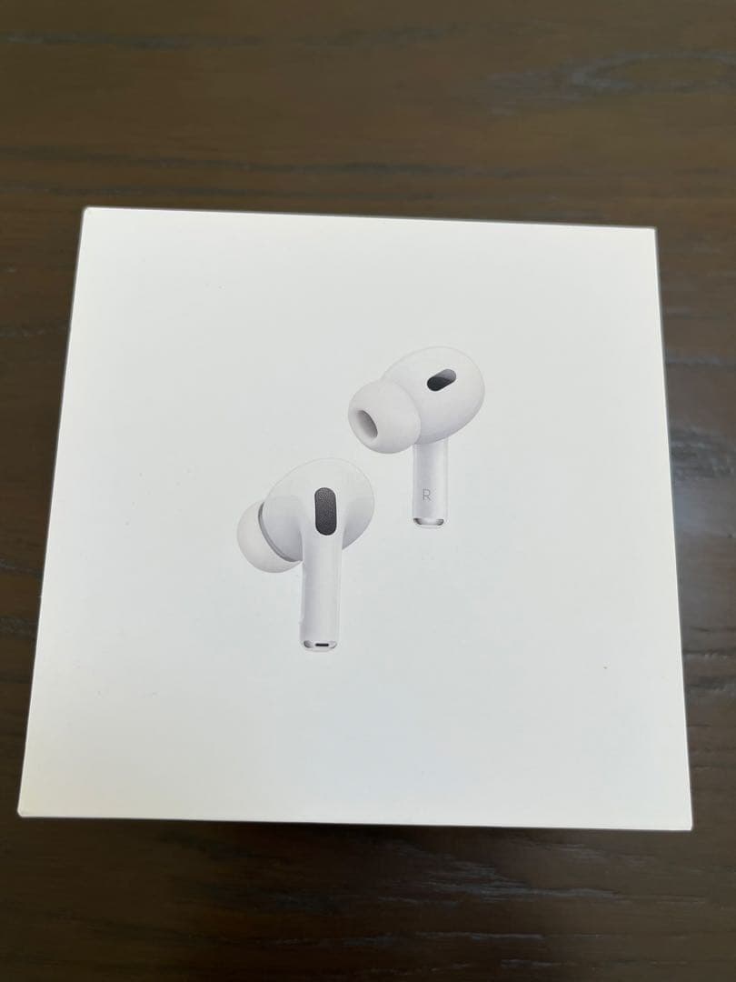 【値下げ】AirPods pro2 本体 ホワイト 付属品付き