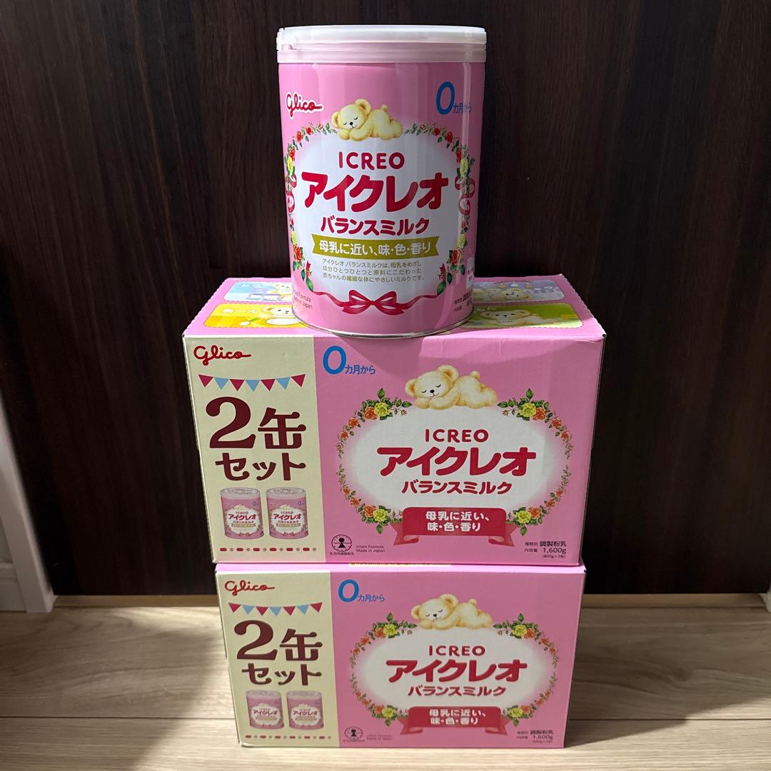 Glico アイクレオ バランスミルク 5缶セット