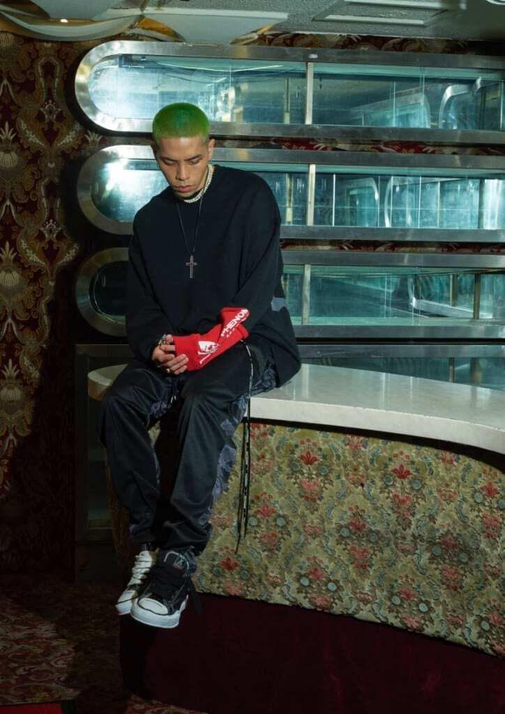 未使用7.4万 マスターマインド フェノメノン タイガーカモトラックパンツ XL