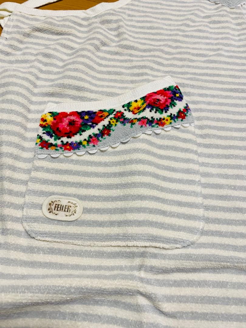 フェイラー　エプロン　タグ付き