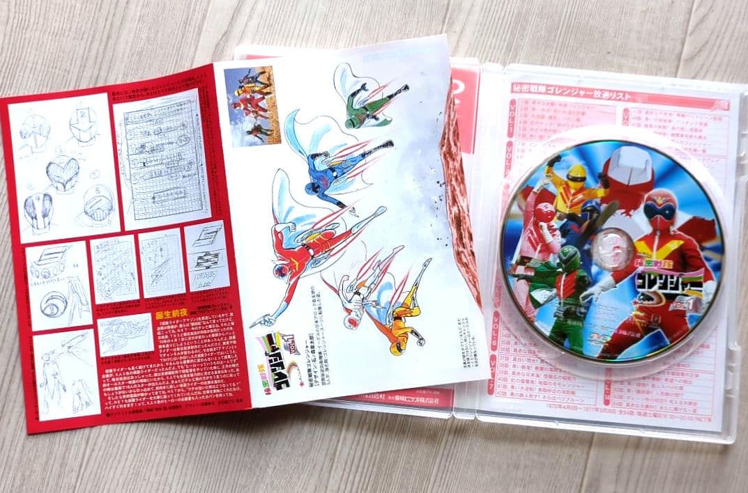 【封入特典リーフレット付き 非売品 DVD】秘密戦隊ゴレンジャー 全14巻セット
