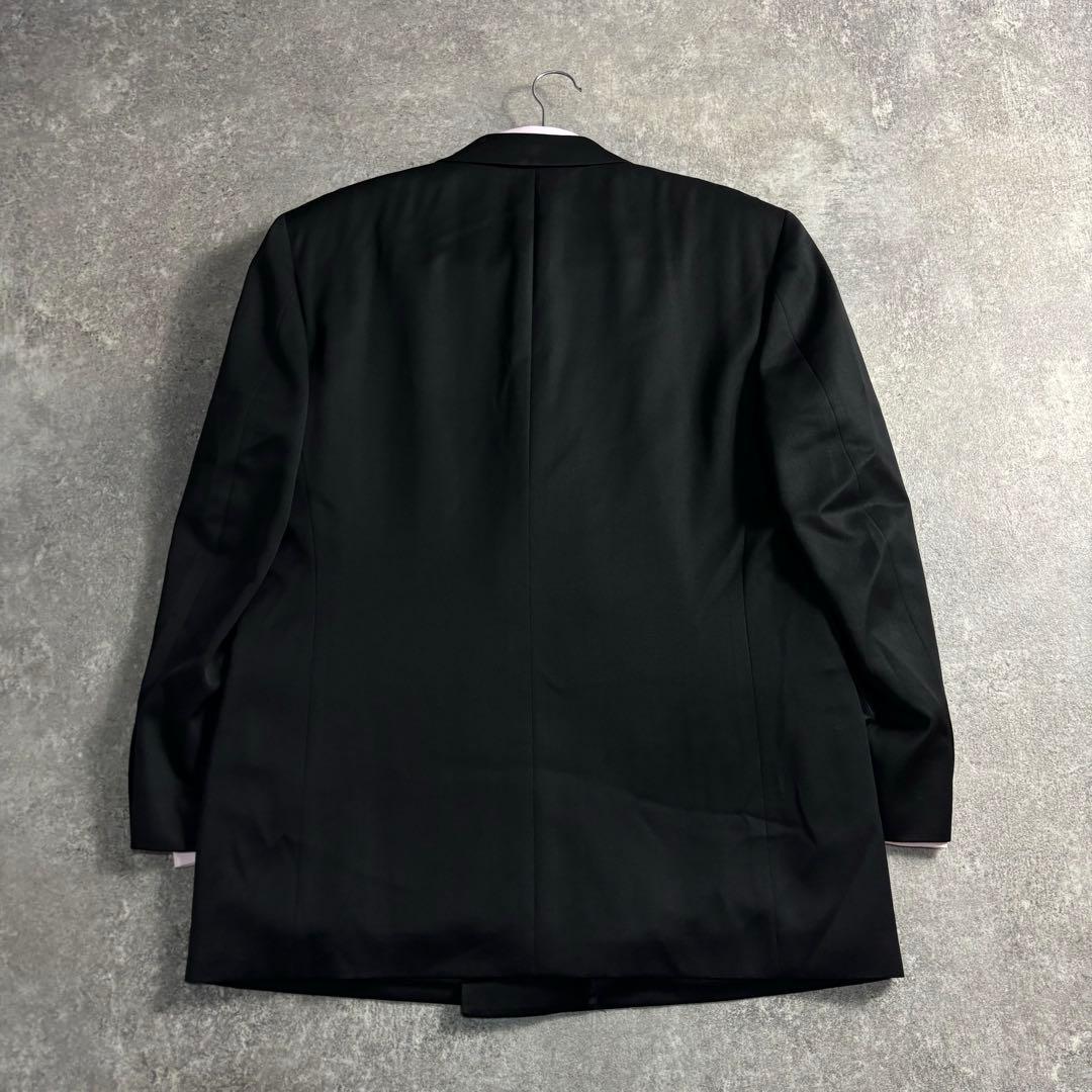 【vintage】セットアップ ダブルスーツ ブラック 極上ウール