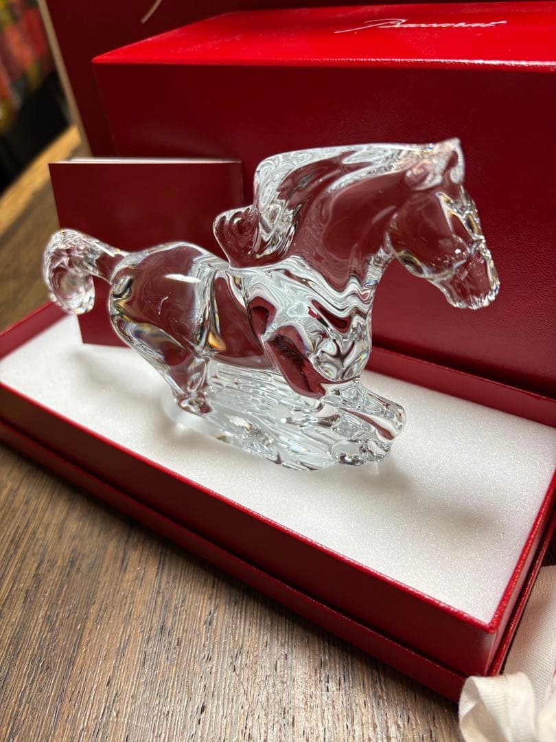 Baccarat 2026・干支・クリスタル馬の置物.新作・新品