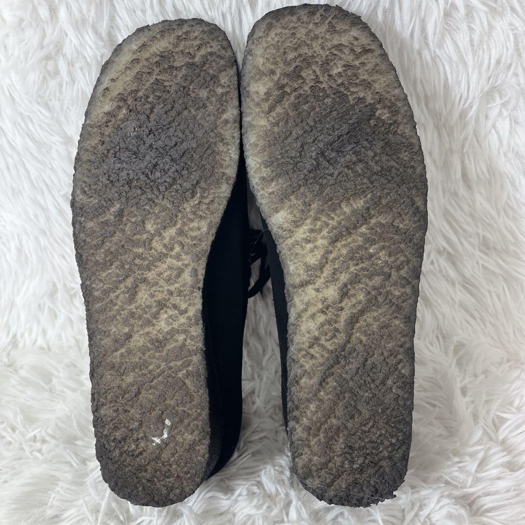 極美品 クラークスオリジナルズ ワラビー モカシンシューズ 黒 26cm