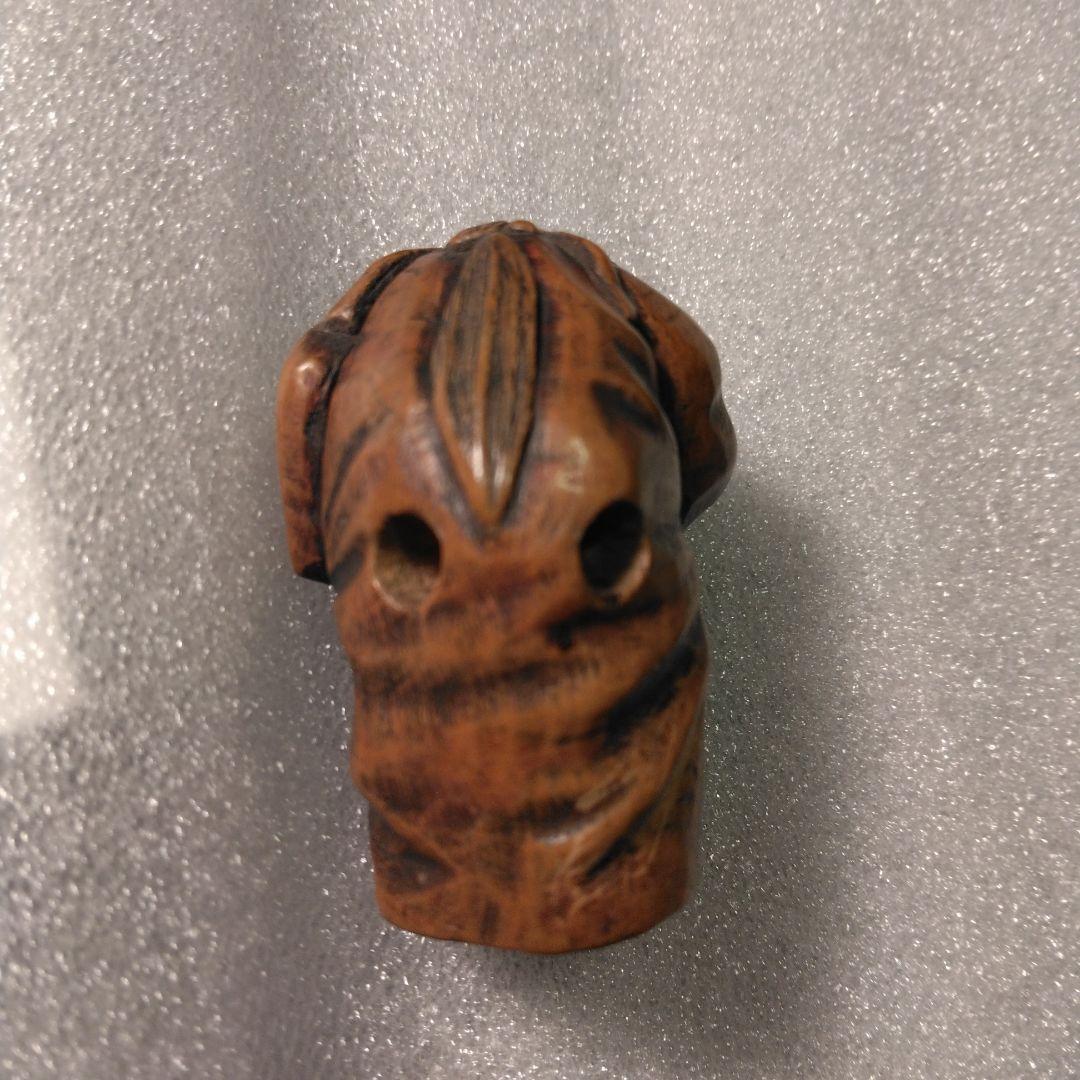 古い　根付け　骨董　着物