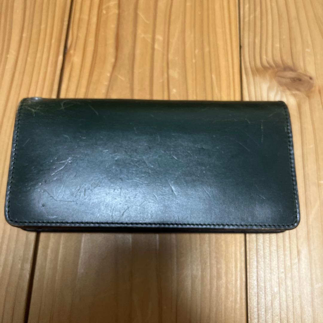 アディクトクローズ　ロングウォレット　トラッカーウォレット　美品グリーン　値下げ